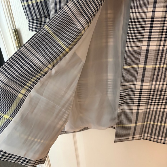 Anthropologie Avec Les Filles Long Lined Plaid Trench Coat Outerwear, Medium - Picture 7 of 16